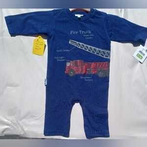 LeTop, 6 months, navy jumpsuit